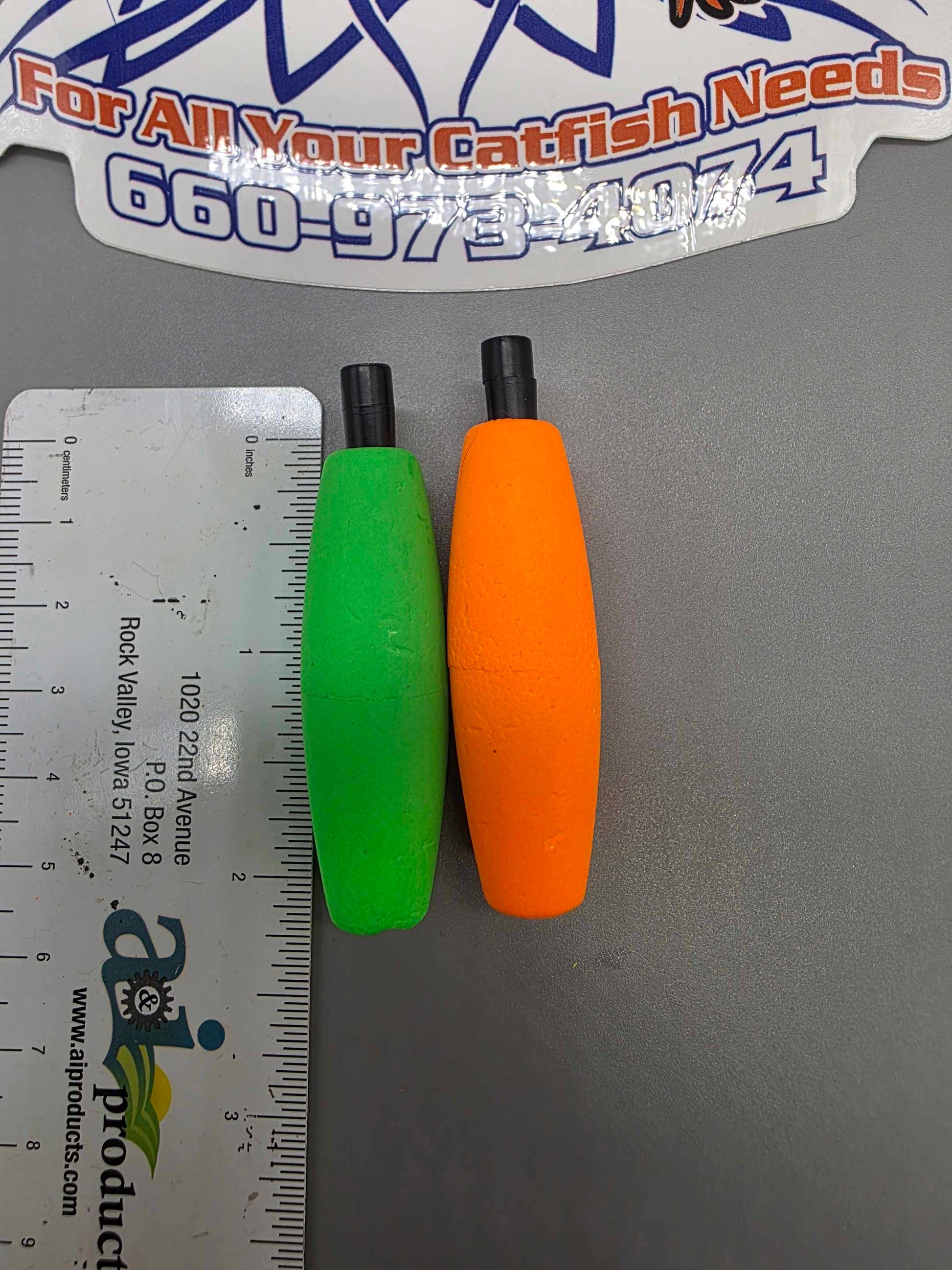 Fishing Cigar Floats 3", 2.5", 2" NON-Slotted