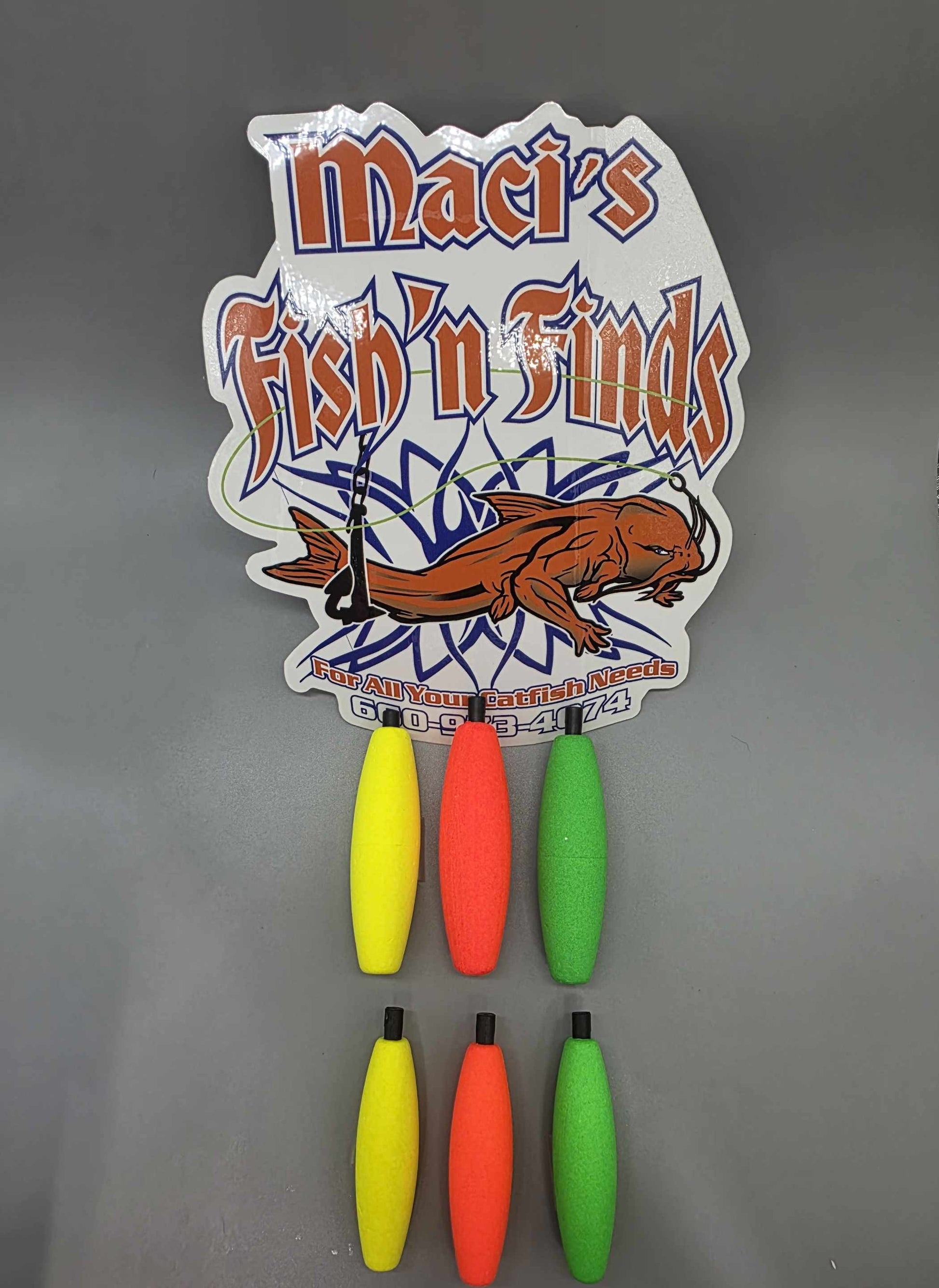 Maci's EVA Foam Cigar Floats 3" or 2.5" Non-slotted