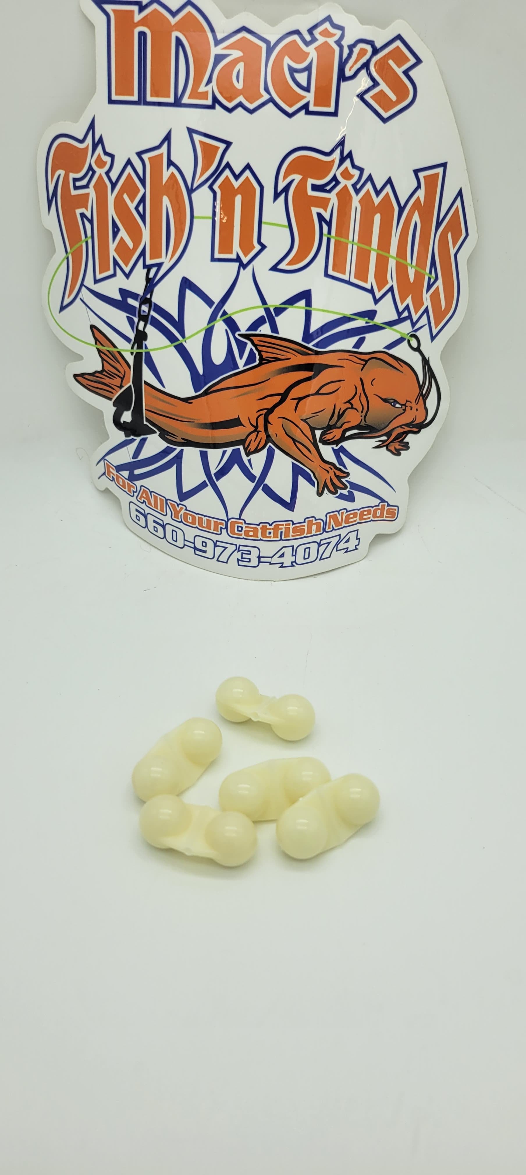Inline Catfish Rattles Cod Halibut Flatties Bead Rattles Fish Attractant