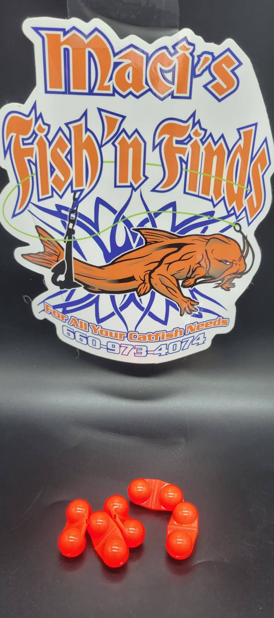 Inline Catfish Rattles Cod Halibut Flatties Bead Rattles Fish Attractant