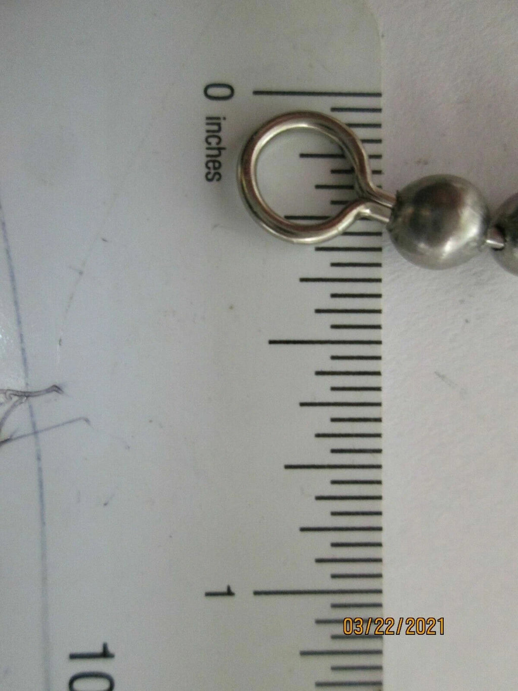 USA Made Ball Chain Swivel Beads 6 ball 100# Test  .187 eye