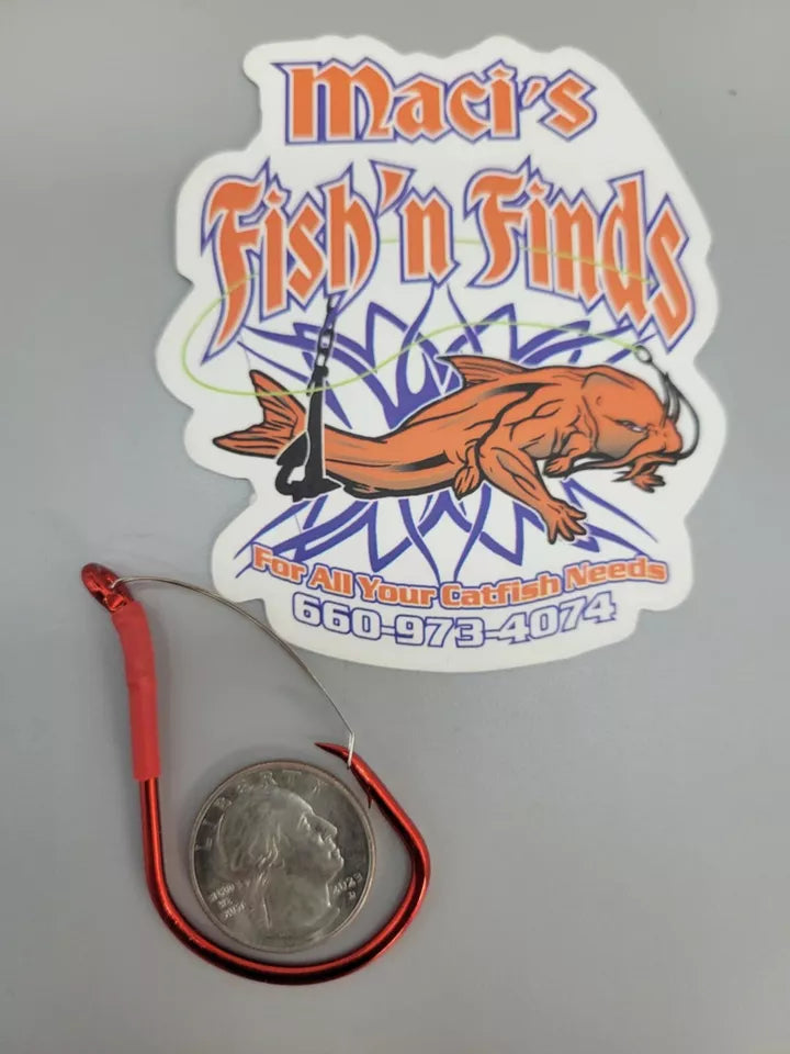 Draggin Master 8/0 10/0 Hook Offset Octopus Circle Fishing Hook with Weed Guard