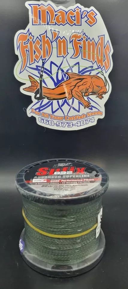 Sufix 832 Adv Superline Braid 65 lb or 80 lb 1200 yds Various colors 65# 80#