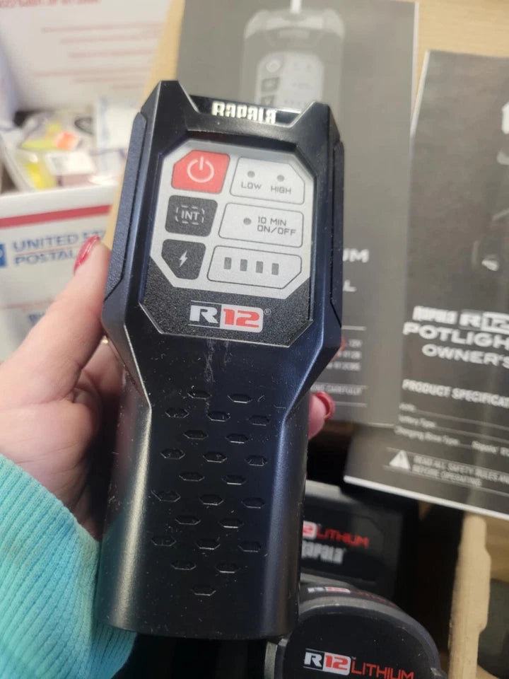 Rapala R12FKSLLAK R12 Lithium Tool Kit Fillet, Lantern, Aerator, Battery, Charger