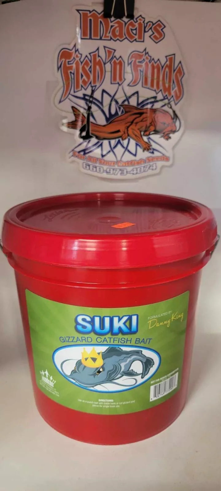 Suki Gizzard Catfish Bait made by Danny King 7# (1 gal) with Actual Gizzards